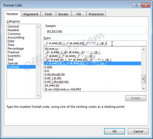 Cell Format Types in Excel and How To Implement Them – OfficeTuto