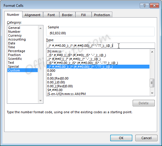 Custom format in Excel