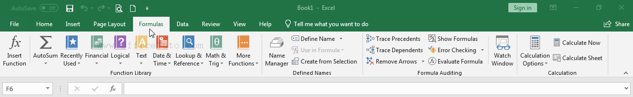 Excel - Insert formula