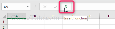 Excel - "Insert Function" button