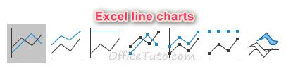 Excel line charts